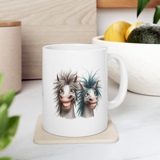 Crazy Horse Ceramic Mug, (11oz, 15oz)