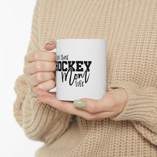 Hockey Mom Ceramic Mug, (11oz, 15oz)