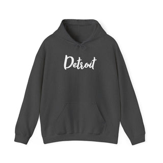 Detroit Script 2 -Unisex Hooded Sweatshirt