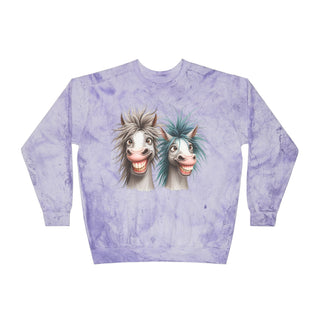 Crazy Horse 2 Color Blast Crewneck Sweatshirt