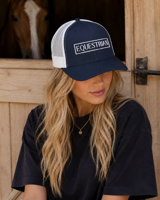 Equestrian Snapback Hat