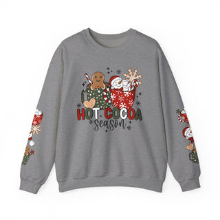 Hot Cocoa Season Crewneck Sweatshirt - Sleeves