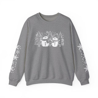 Snowman Graphic Sweatshirt - Sleeves