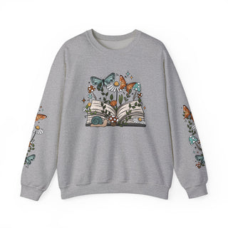 Books & Butterflies Sweatshirt - Sleeves