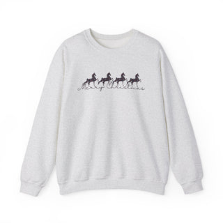 Merry Christmas Saddlebreds Crewneck Sweatshirt
