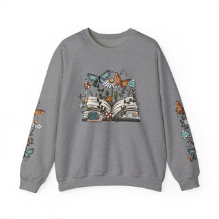 Books & Butterflies Sweatshirt - Sleeves