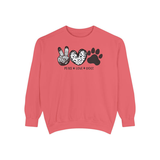 Peace Love Dogs Graphic Sweatshirt