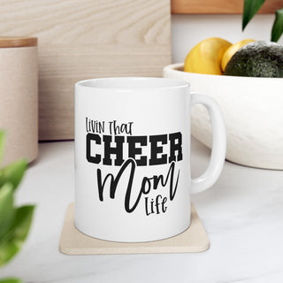 Cheer Mom Ceramic Mug, (11oz, 15oz)