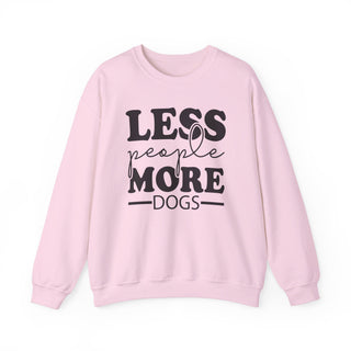 Less People More Dogs Unisex Heavy Blend™ Crewneck Sweatshirt