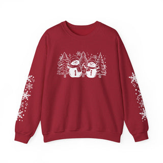 Snowman Graphic Sweatshirt - Sleeves