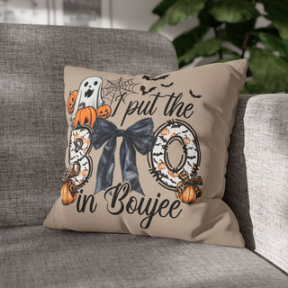 Boo In Boujie Square Pillowcase