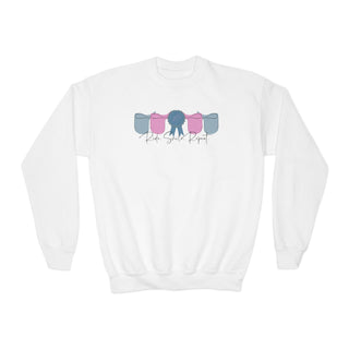 Ride Smile Repeat Youth Crewneck Sweatshirt