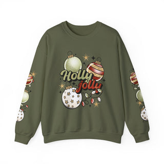 Holly Jolly Crewneck Sweatshirt - Sleeves