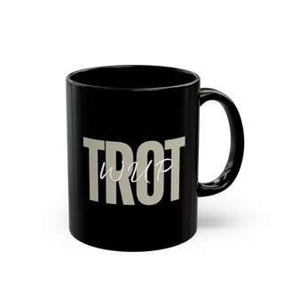 Wup Trot Black Mug