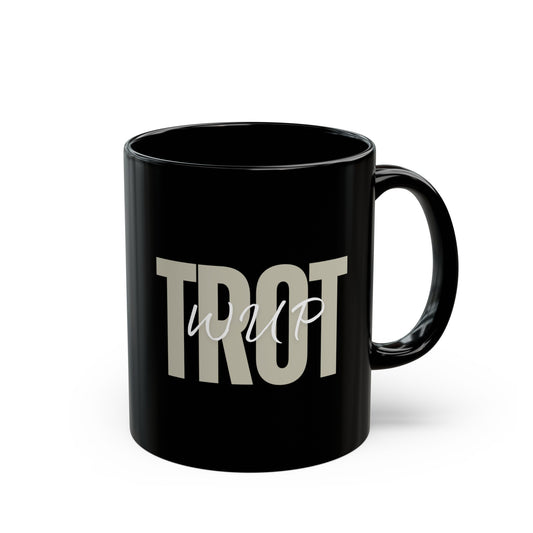 Wup Trot Black Mug
