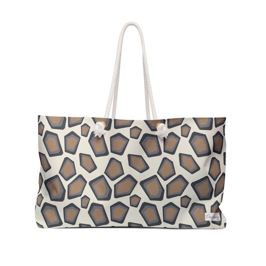 Giraffe Print Weekender Bag