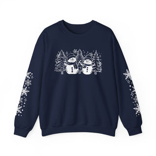 Snowman Graphic Sweatshirt - Sleeves