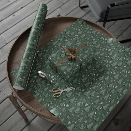 Minimalist Christmas Tree Wrapping Paper