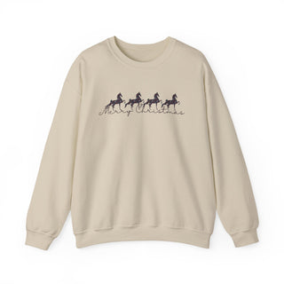 Merry Christmas Saddlebreds Crewneck Sweatshirt