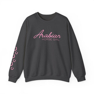 Arabian Horse Girl Unisex Sweatshirt Sleeve Print