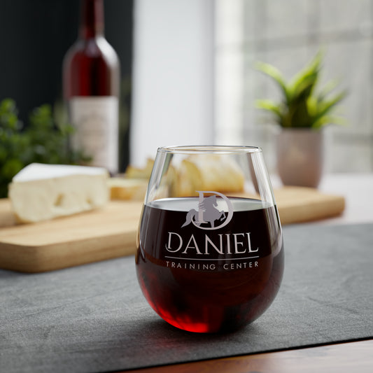 Daniel Training Center Stemless Wine Glass, 11.75oz