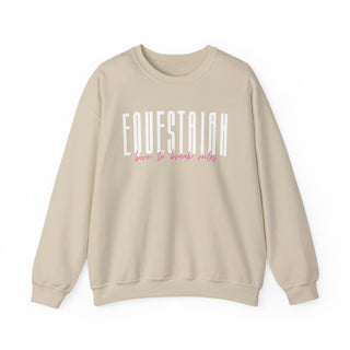 Equestrian Born to Break Rules Unisex Graphic Sweatshirt