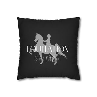 Equitation Square Pillowcase