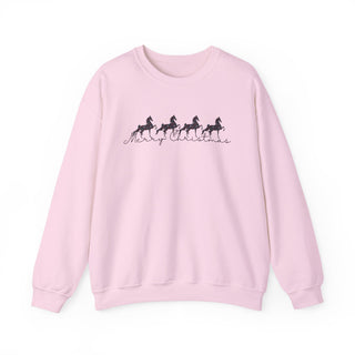 Merry Christmas Saddlebreds Crewneck Sweatshirt