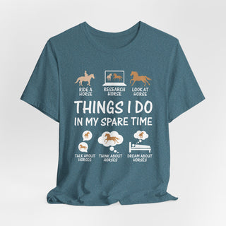Equestrian Things I Do Graphic T Shirt