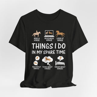 Equestrian Things I Do Graphic T Shirt