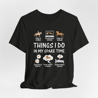 Equestrian Things I Do Graphic T Shirt