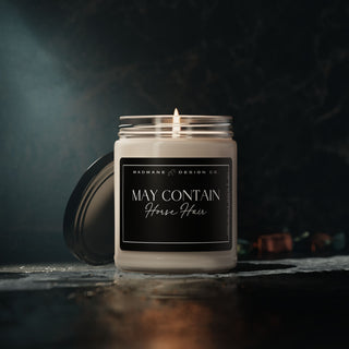 May Contain Horse Hair Candle