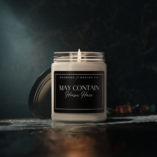 May Contain Horse Hair Candle