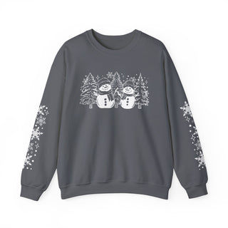 Snowman Graphic Sweatshirt - Sleeves