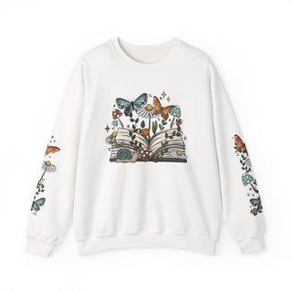 Books & Butterflies Sweatshirt - Sleeves