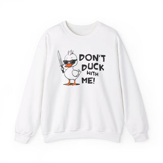 Don't Duck W/Me Unisex Heavy Blend™ Crewneck Sweatshirt