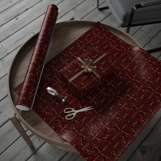 Vintage Luxury Equestrian Wrapping Paper