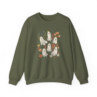 Ghost Flowers Graphic Sweatshirt,
