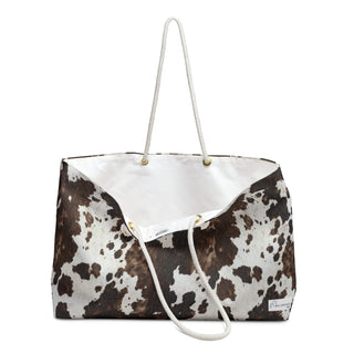 Cow Hide Weekender Bag