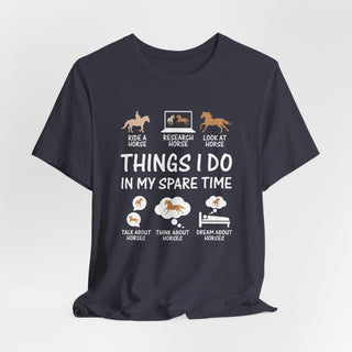 Equestrian Things I Do Graphic T Shirt