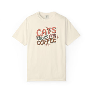 Cats, Books, Coffee Graphic T Shirt