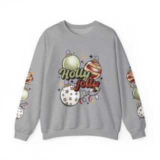 Holly Jolly Crewneck Sweatshirt - Sleeves