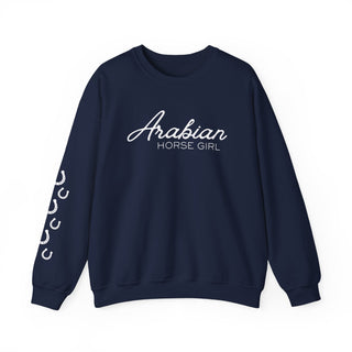 Arabian Horse Girl Unisex Sweatshirt Sleeve Print