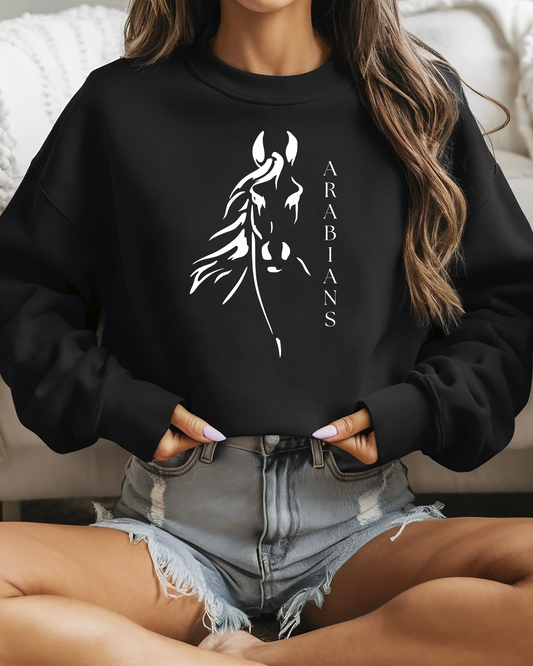 Arabian Horse Graphic Sweatshirt