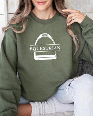 Equestrian Stirrup Graphic Sweatshirt