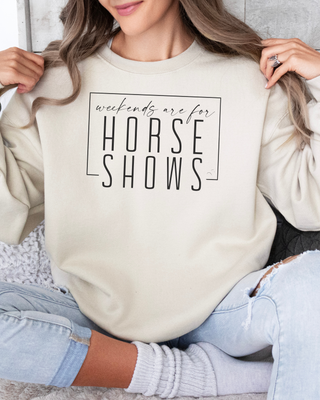 Horse Shows Graphic Sweatshirt,
