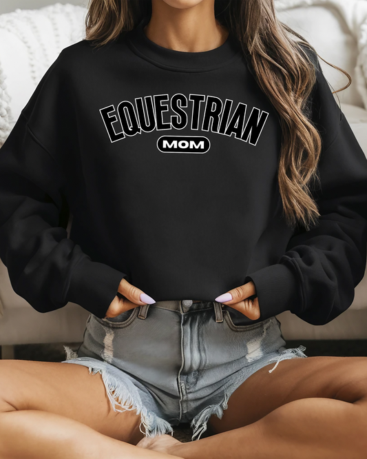 Equestrian Mom Graphic Sweatshirt