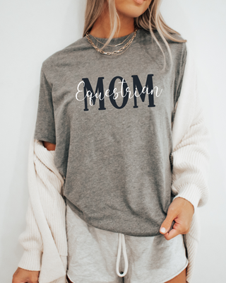 Mom Equestrian Graphic T Shirt