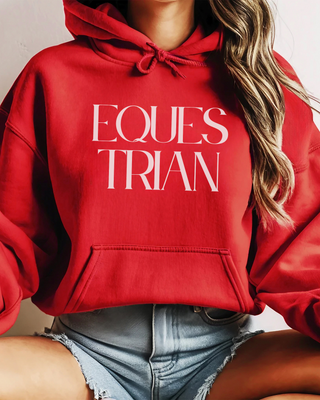 Equestrian Graphic Hooded Sweatshirt