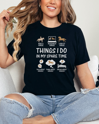 Equestrian Things I Do Graphic T Shirt